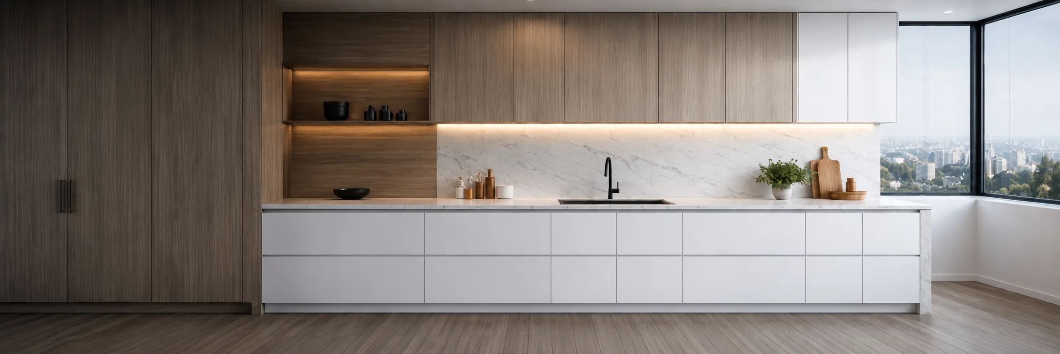 Modern Minimalist Kitchen Remodel by Ultra Built Kitchens project photo